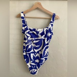 NWT Madewell Second Wave Square-Neck Tank One-Piece Swimsuit